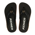 Chinelo Masculino Kenner Kivah Full Force PRETO/LARANJA