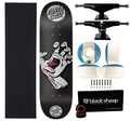 Skate Santa Cruz Profissional Montado 8.0 Abec 15 Truck 139m PRETO/AZUL