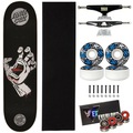 Skate Santa Cruz Montado 8.0 Profissional Next 53mm Everlong PRETO/AZUL