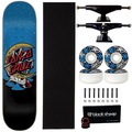 Skate Santa Cruz Fiberglass 8.0 Profissional Next 53mm 101A AZUL