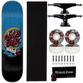 Skate Santa Cruz Fiberglass 8.0 Profissional Next 53mm 101A VERMELHO