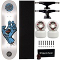 Skate Santa Cruz Montado 8.0 Profissional Next 57mm Abec 15 BRANCO