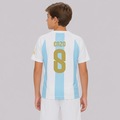 Camisa Argentina Selección 8 Enzo Infantil AZUL