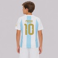 Camisa Argentina Selección 10 Messi Infantil AZUL