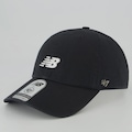 Boné New Balance 6-Panel Core PRETO