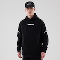 Blusão de Moletom New Era Canguru Fechado Branded Masculino PRETO