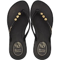 Chinelo de Dedo Ipanema Shine Sempre Nova Pingentes Feminino PRETO