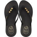 Chinelo de Dedo Ipanema Shine Sempre Nova Pingentes Feminino PRETO