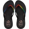 Chinelo de Dedo Ipanema Shine Tiras Degradê Infantil PRETO