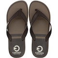 Chinelo de Dedo Cartago Lugano Tiras Texturizadas Masculino MARROM