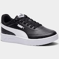 Tênis Masculino Puma Court Classic Clean PRETO/BRANCO