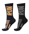 Kit 02 Pares de Meia HUPI Run PRETO