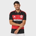 Camisa do Flamengo I 26/27 adidas Masculina PRETO/VERMELHO