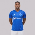 Camisa do Cruzeiro I 26/27 com Patrocínio Adidas Masculina AZUL