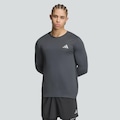 Camiseta Adidas Manga Longa Adi365 Running Essentials Masculina CINZA