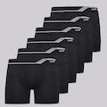 Kit Cueca Lupo Boxer Microfibra Sem Costura - 6 Unidades AZUL ESCURO