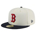 Boné New Era 5950 Boston Red Sox Masculino OFF WHITE