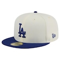 Boné New Era 5950 Los Angeles Dodgers Masculino OFF WHITE