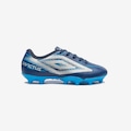 Chuteira de Campo Infantil Umbro Invictus Jr. AZUL CLA/CINZA