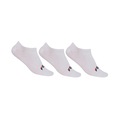 Kit Meias Cano Curto Fila Lisa com 3 Pares - Adulto BRANCO