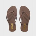 Chinelo Colcci Glitter Feminino MARROM