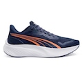 Tênis Unissex Puma Pounce Lite Running AZUL ESC/LARANJA