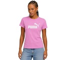 Camiseta Puma Ess No. 1 Logo Feminina ROSA