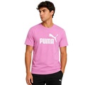 Camiseta Puma Ess No. 1 Logo Masculina ROSA