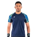 Camisa de Goleiro Poker Sentinela Manga Curta Masculina AZUL