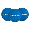 Kit 3 Bolas Frescobol Poker AZUL