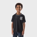 Camisa do Corinthians Arte Braziline Infantil PRETO