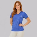 Camisa do Cruzeiro Retrô 1976 Jacquard Feminina AZUL