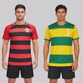 Kit Camisas do Flamengo Pairar e Manto - 2 Unidades Masculina VERMELHO