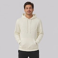 Blusão de Moletom do Grêmio Embossed Masculino BRANCO