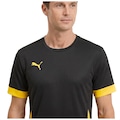 Camiseta Puma Team Goal Matchday Jersey Masculina PRETO/AMARELO