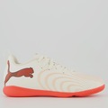 Chuteira Futsal Infantil Puma Future 9 Play BRANCO