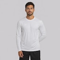 Camisa Térmica Umbro Basic Manga Longa UV50+ Masculina BRANCO