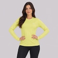 Camiseta Puma Manga Longa UV50+ Feminina AMARELO