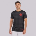 Camisa do Flamengo Jacquard Masculina PRETO