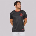 Camiseta do Flamengo Jacquard Masculina PRETO