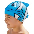 Touca de Natação Hammerhead Silicone Animal Kids - Infantil AZUL