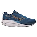Tênis Masculino Mizuno Wave Vitality 8 AZUL ESC/LARANJA