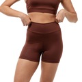 Short de Compressão Dellas Fit Zero Transparência Feminino MARROM