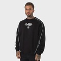 Blusão de Moletom do Santos Sempre Santos Surf Center Masculino PRETO