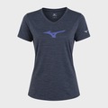 Camiseta Mizuno Spark Big Logo 2 Feminina AZUL