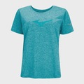 Camiseta Mizuno Spark Big Logo 2 Feminina AZUL