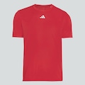 Camiseta adidas Train Essentials 3 Listras Masculino VERMELHO