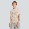 Camiseta adidas Camuflada Seasonal Essentials Infantil BEGE