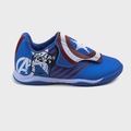 Kit Dray Marvel Capitão América Chuteira e Bola Infantil AZUL