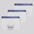 Kit Cueca Sunga Lupo Basic Algodão com Elastano Masculino - 3 Unidades BRANCO